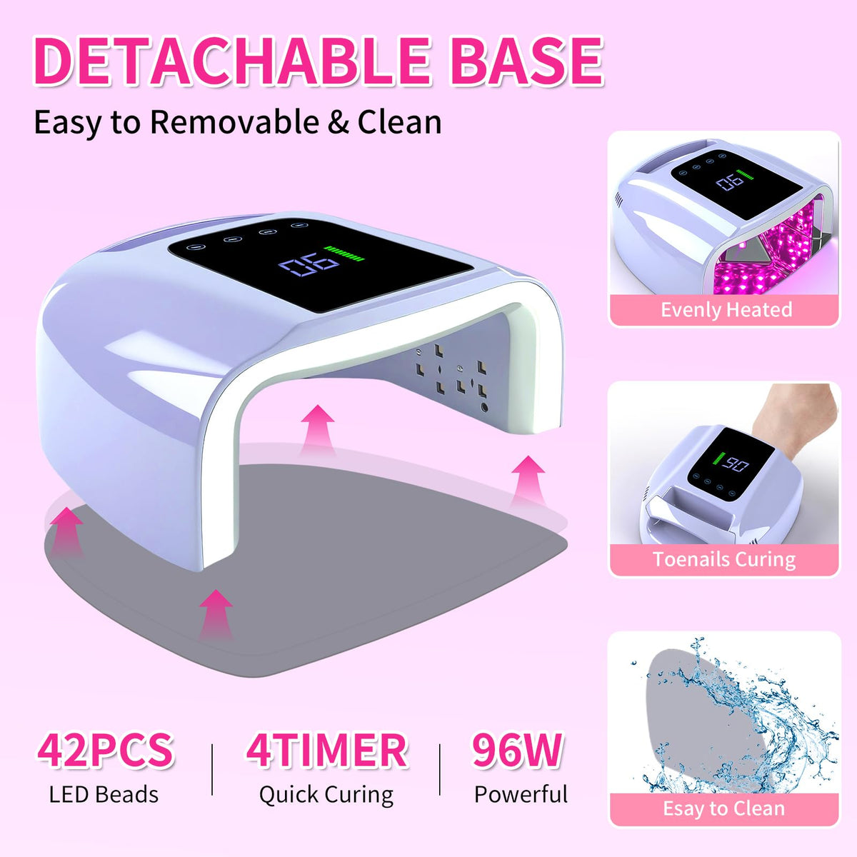 ANGNYA hands inside lamp curing nails with sensor active benefit automatic on/off