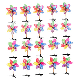 Angoily front packaging showing 24 colorful pinwheel clips and benefits