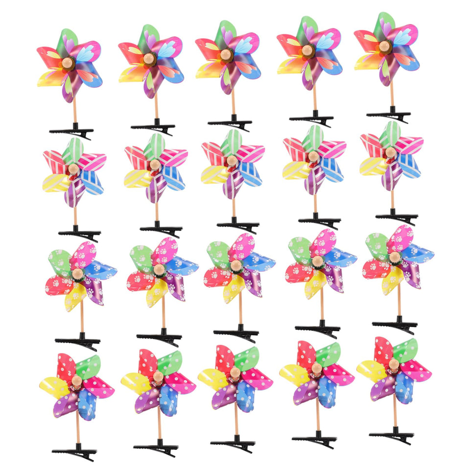Angoily front packaging showing 24 colorful pinwheel clips and benefits
