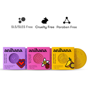 ANIHANA close-up of bar texture highlighting shea butter moisturizing benefit