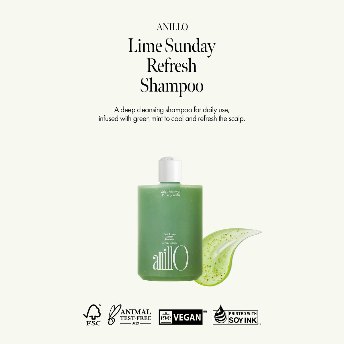 ANILLO close-up label highlighting Jeju tangerine and vitamin C benefits