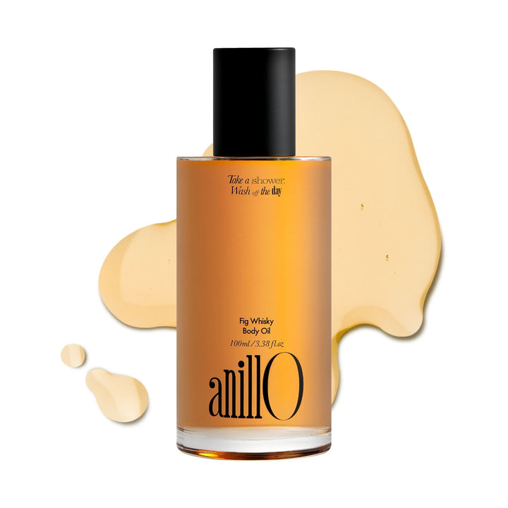 ANILLO front bottle shot showing elegant packaging and quick absorption benefit