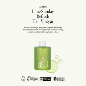 ANILLO 200ml bottle next to a ruler showing product size and portability