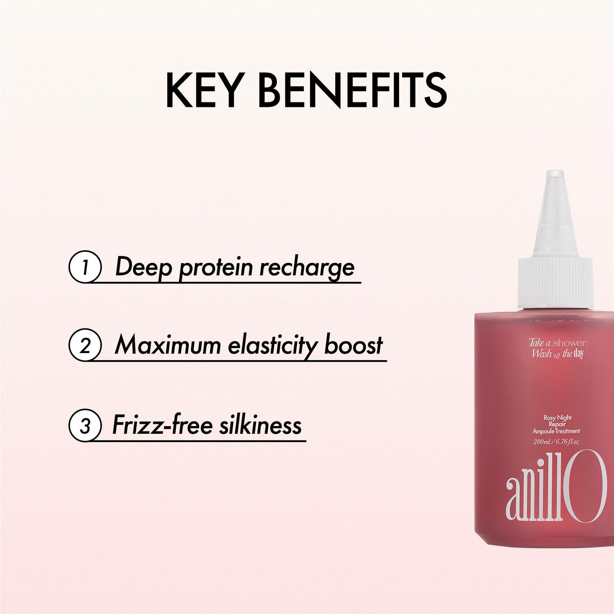 ANILLO application on damp hair for deep repair