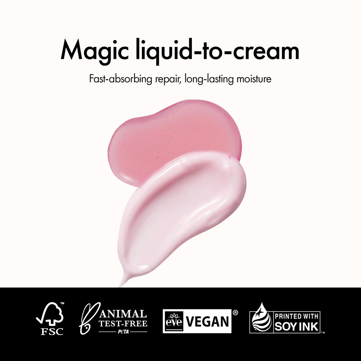 ANILLO ingredients label highlighting peptides and rose water