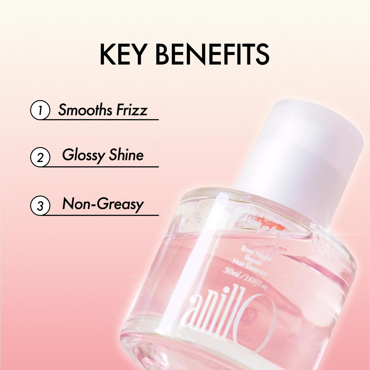 ANILLO pump dispenser close-up highlighting precise drop control and easy dosing