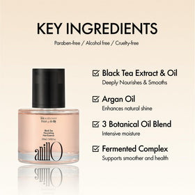 ANILLO oil texture on hand highlighting lightweight, non-greasy absorbency