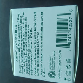 ANNAS product texture close-up demonstrating creamy absorption and skin hydration
