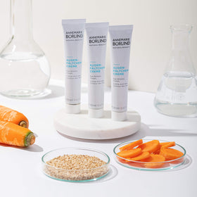 ANNEMARIE BÖRLIND 0.67 oz jar next to coin showing compact travel-friendly benefit