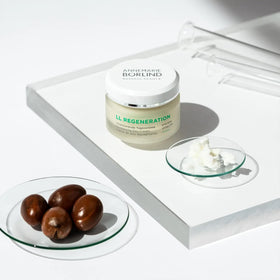 ANNEMARIE BÖRLIND morning routine scene showing layering with SPF benefit