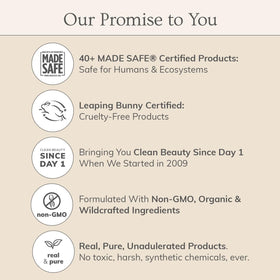 annmarie cleanser dispensed on hand demonstrating easy application