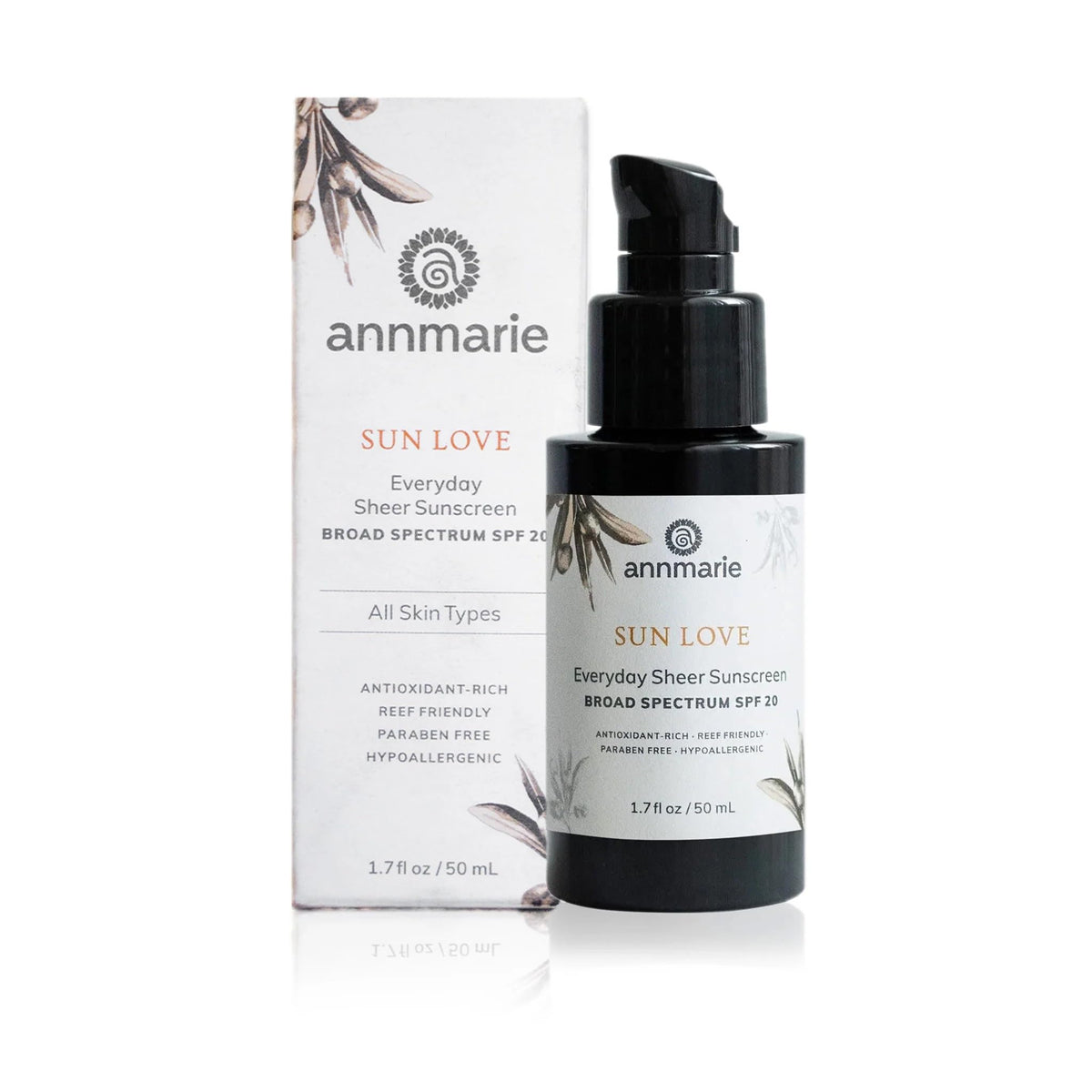 annmarie front packaging showing tube and label, convenient travel size benefit
