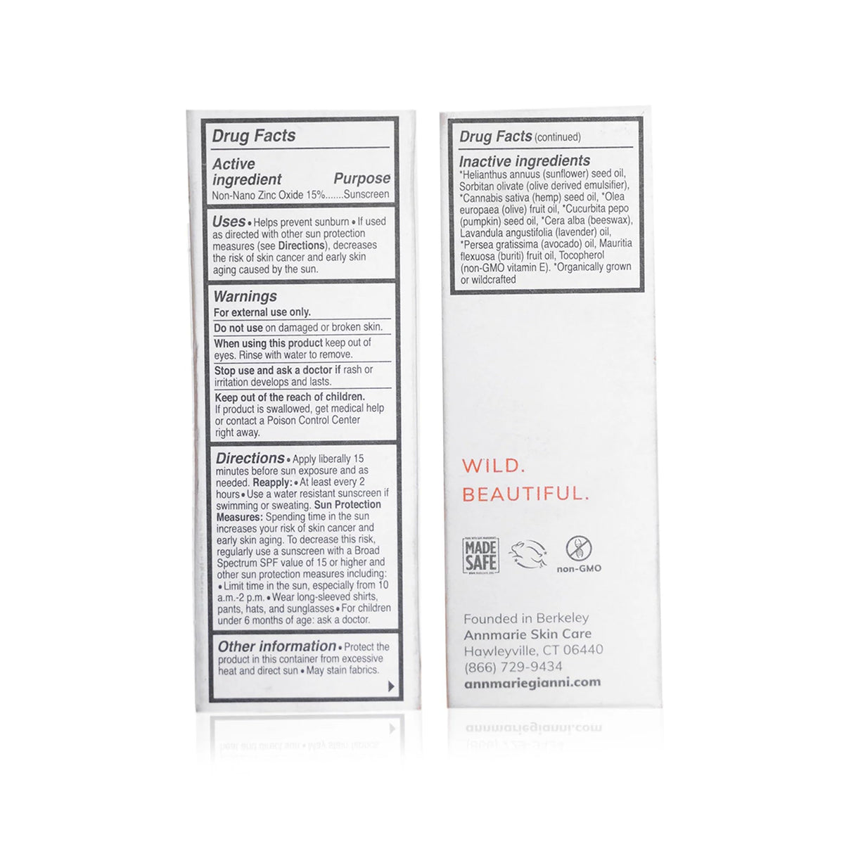 annmarie texture closeup of sheer sunscreen spreading easily for lightweight wear