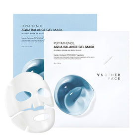 ANOTHERFACE front packaging showing product name and 4-sheet count, conveys clear benefits