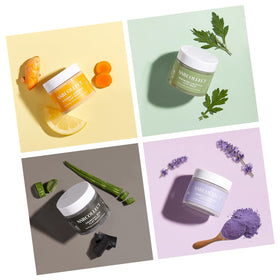 ANRCOLLECT lifestyle spa setting with masks promoting relaxation routine
