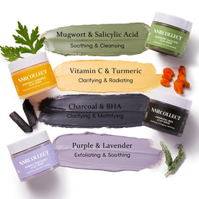 ANRCOLLECT Mugwort Salicylic jar label detail conveying soothing benefits
