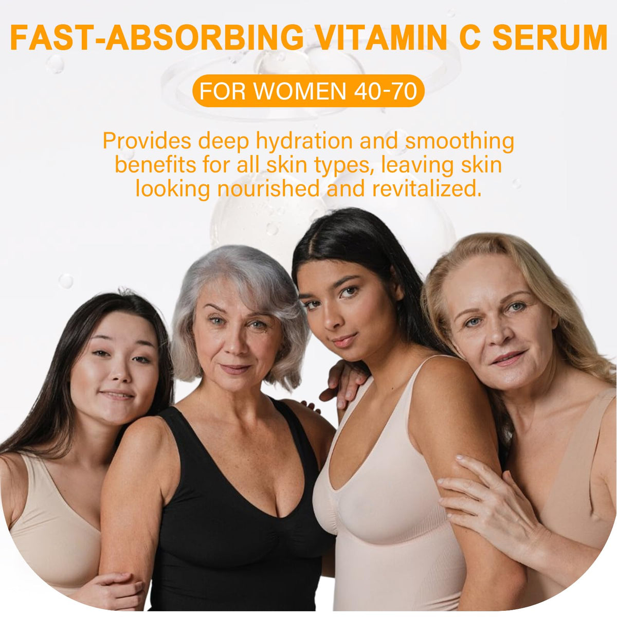 Anroha ingredient layout with peptides and vitamin C shows science-backed support benefit