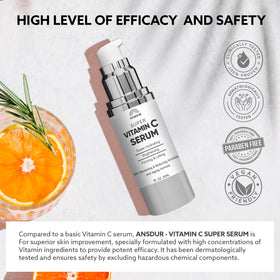 ANSDUR 1 fl oz bottle held in hand showing compact travel-friendly size