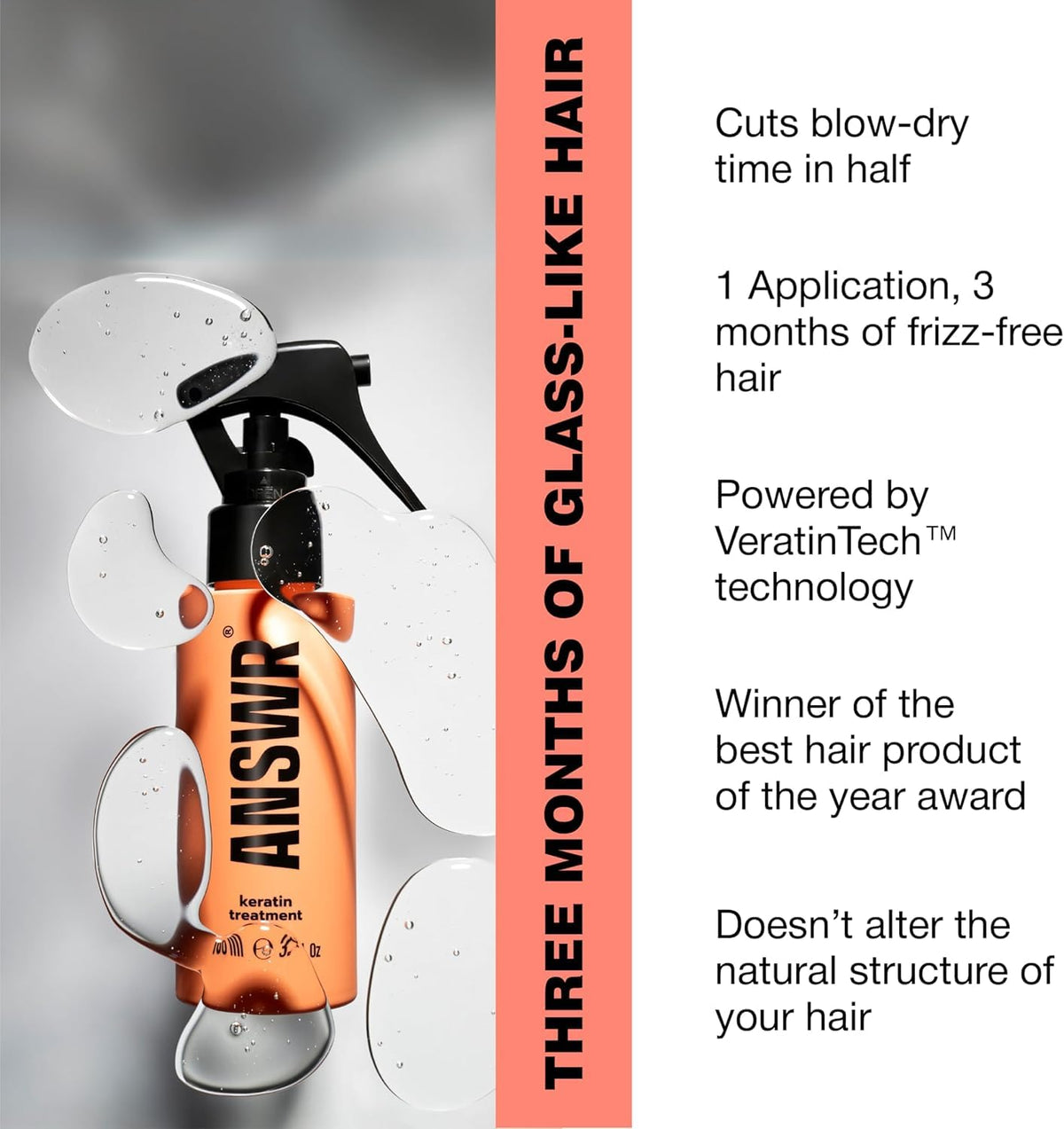 ANSWR application in hand demonstrating amount to use, simplifies home treatment steps
