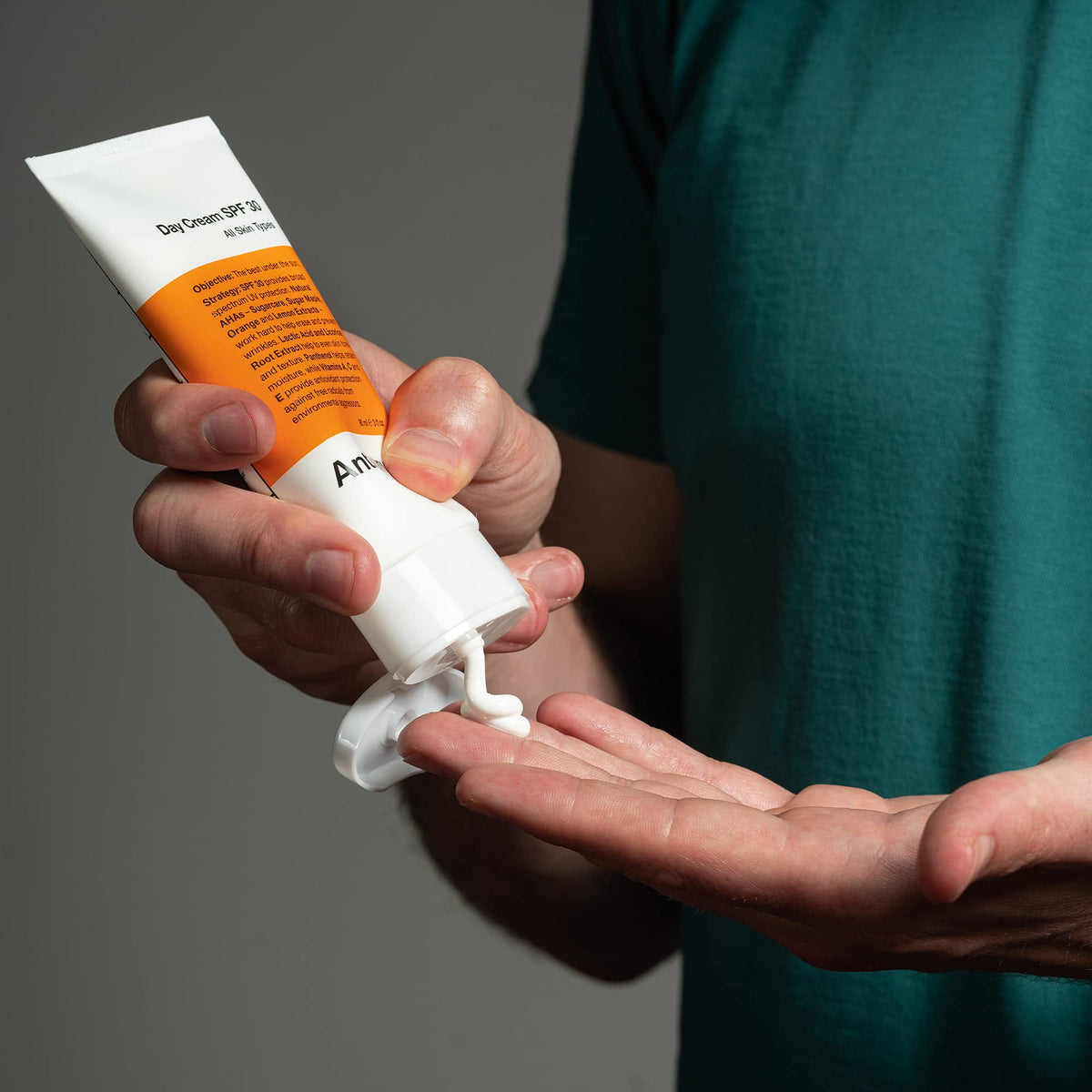 Anthony tube on bathroom counter showing everyday routine convenience benefit