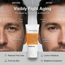Anthony cream texture on skin highlighting lightweight absorption benefit