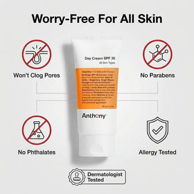 Anthony ingredient label closeup showing clean-formula transparency benefit