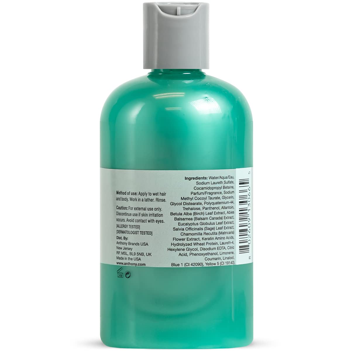 Anthony in-shower use showing gym bag convenience and fresh scent