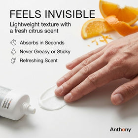 Anthony silica ingredient visual highlighting oil-absorbing action