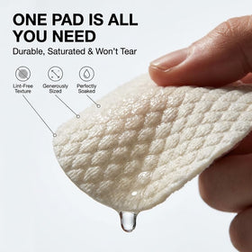 Hand holding an Anthony pad demonstrating easy application