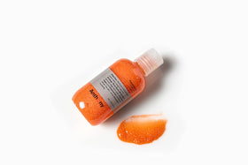 Anthony scrub label ingredients close-up highlighting vitamin C and botanicals