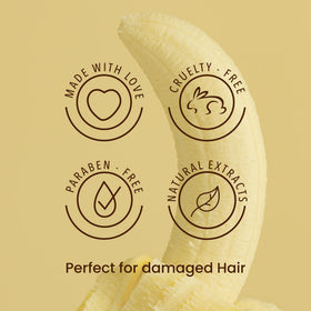 ANYELUZ banana and ingredient display highlighting natural nourishment