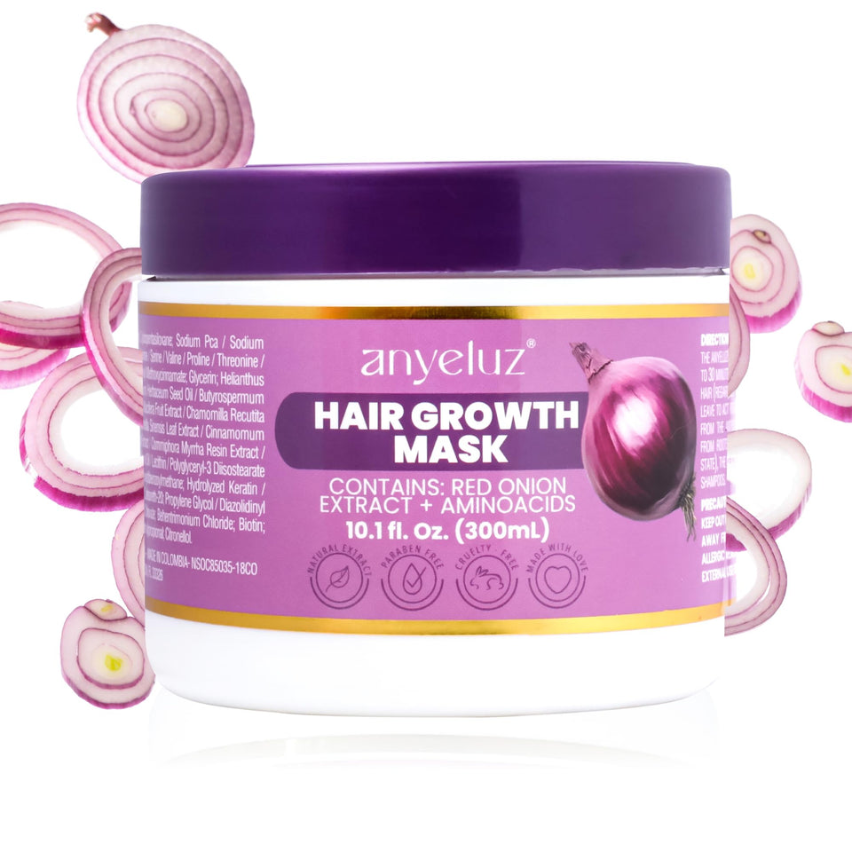 ANYELUZ front packaging showing product benefits and brand