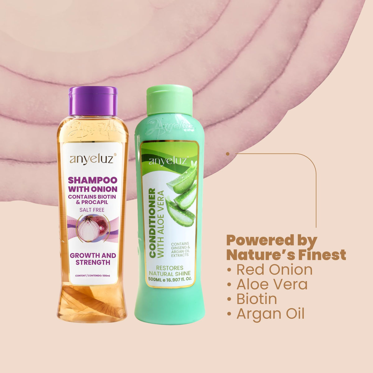 ANYELUZ onion peels ingredient photo illustrating odor-free active extraction