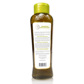 ANYELUZ shampoo on bathroom vanity evoking salon-quality home care