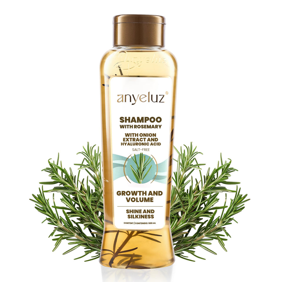 Anyeluz packaging front showing bottle and branding for clear product identification and trust
