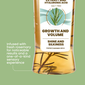 ANYELUZ label close-up highlighting key ingredients for scalp balance