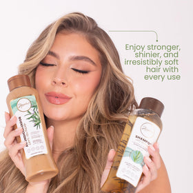 ANYELUZ shampoo foam texture closeup illustrating moisturizing lather