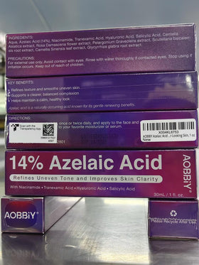 AOBBIY swatch before and after showing improved-looking skin texture