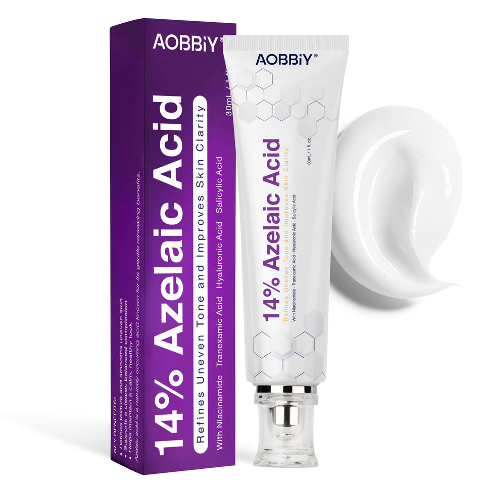 AOBBIY front packaging showing 1 oz tube and clear product benefit