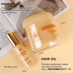 Aomimegel before and after hair revealing smoother, shinier results