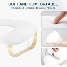 AONOLOVO arm rest with nail lamp fitted to save tabletop space