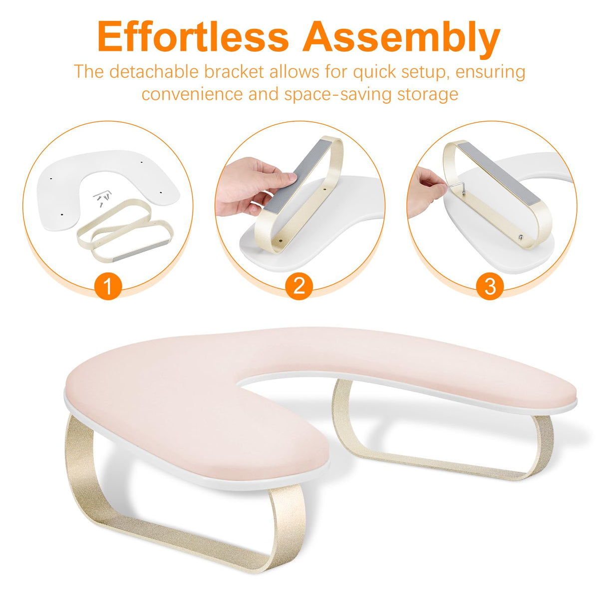 AONOLOVO arm rest on a vanity table enhancing salon-style presentation