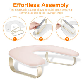AONOLOVO arm rest on a vanity table enhancing salon-style presentation