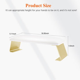 AONOLOVO hand beside arm rest to show scale and ergonomic fit