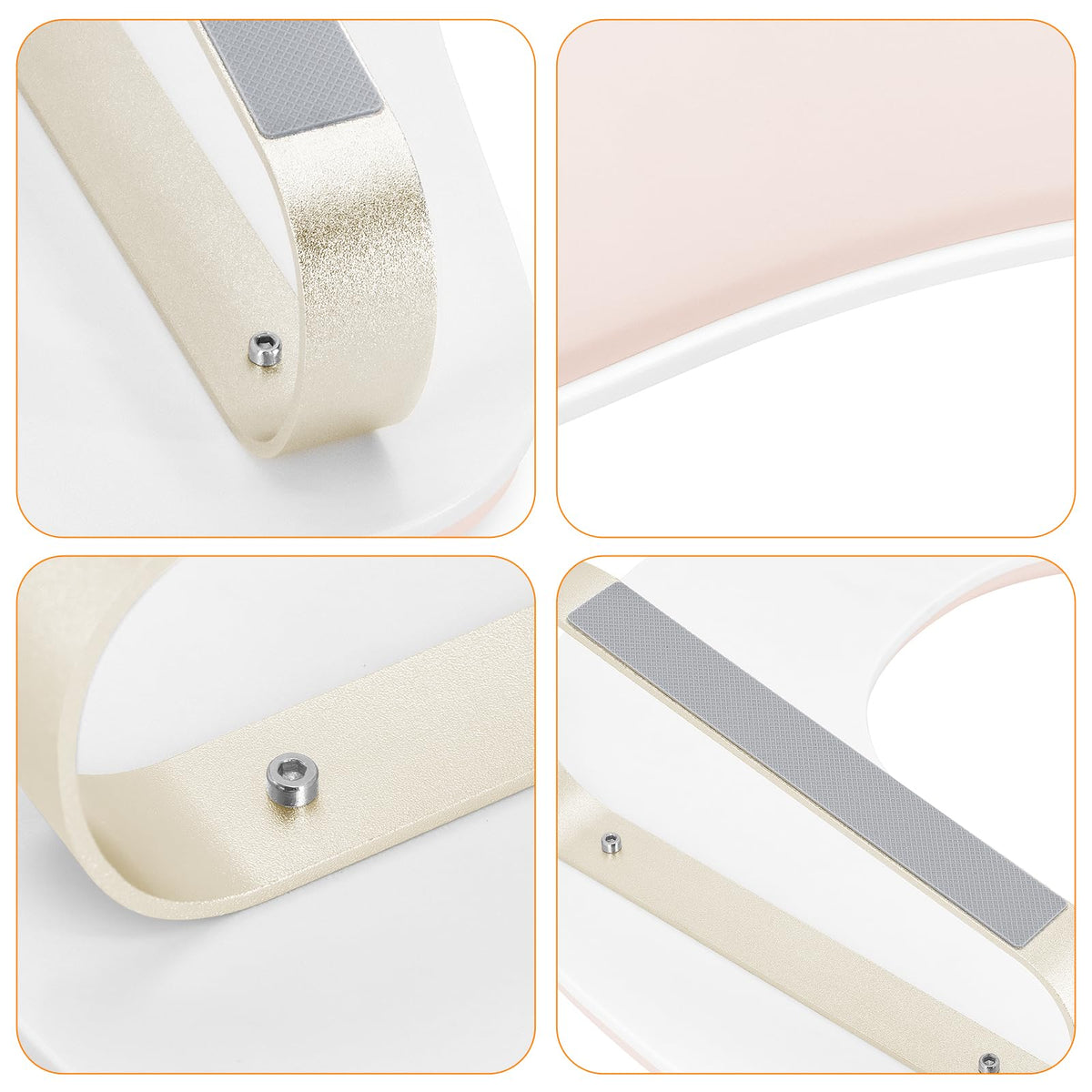 AONOLOVO arm rest beside a ruler showing compact size for travel