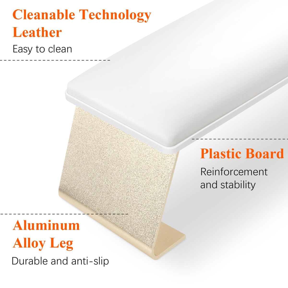 AONOLOVO top view of semi-cylindrical cushion shaping wrist comfort
