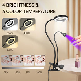 AORAEM close-up of 6× magnifier lens highlighting precise-detail assistance