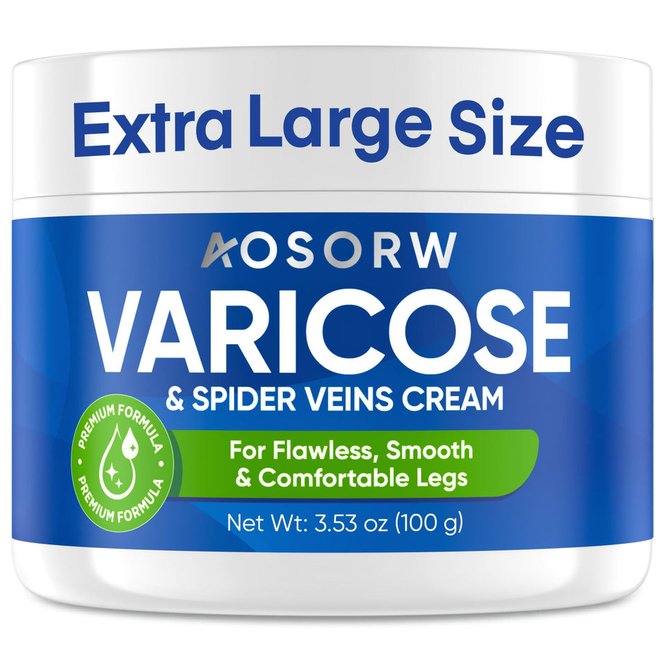 AOSORW front packaging showing tube and branding for leg care
