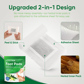 AOSORW pads in a nighttime bathroom setting suggesting bedtime routine relaxation