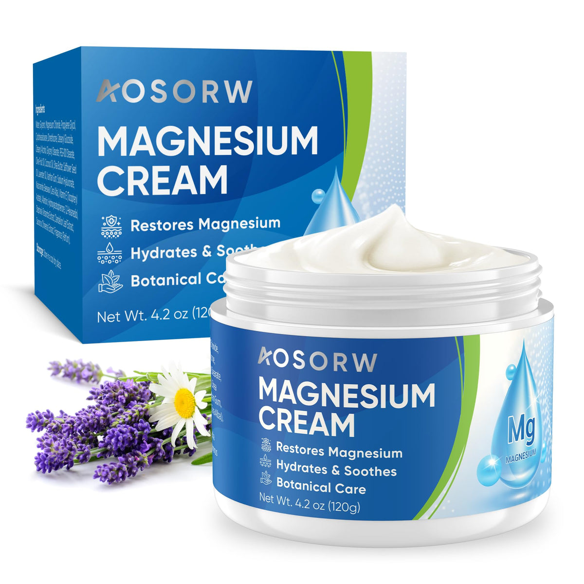 AOSORW cream in travel pouch showing convenient on-the-go use